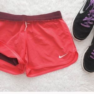Nike Dri Fit athletic small shorts built in!